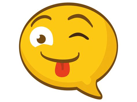 Speech Bubble Emoji PNG Transparent Emoji - Freepngdesign.com