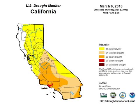 Despite Recent Storm, California's 'drought Map' Depicts Same Bleak ...