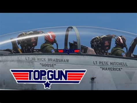 TOPGUN REMAKE "Goose's death scene" in DCS world - YouTube