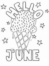 June Coloring Pages  Free Printable For Kids sketch template