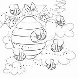 Desenhos De Abelha Para Colorir Imprimir E Pintar  Coloringlib sketch template