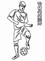 Football Player Coloring Pages Sketch Page sketch template
