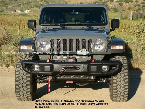 2018-19 Jeep Wrangler JL OEM Steel Rubicon Front Bumper w/ LED Fog Lights - WranglerAds.com