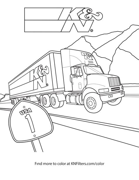 Big Rig Coloring Pages at GetColorings.com | Free printable colorings pages to print and color