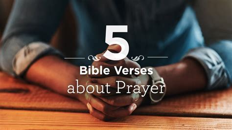 5 Bible Verses about Prayer