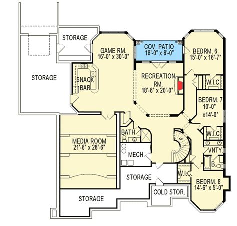 Mansion House Plans 8 Bedrooms