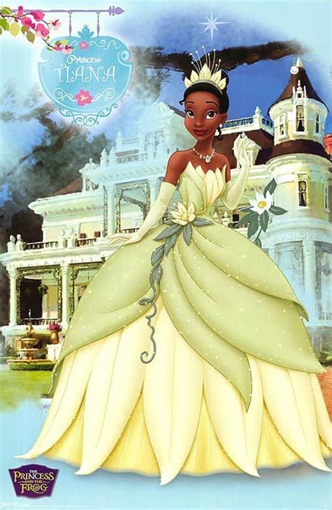 9 Walt Disney Princess Tiana Wear Green Dress