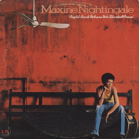 Maxine Nightingale – Right Back Where We Started From Lyrics | Genius Lyrics