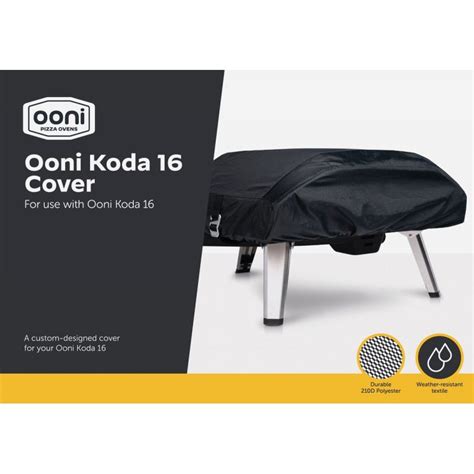 Buy Ooni Koda 16 Cover Black