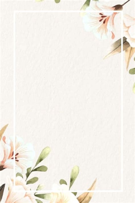 Download Beige Frame Flower Wedding Background Wallpaper | Wallpapers.com