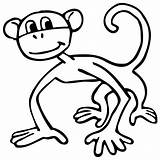 Free Printable Monkey Coloring Pages For Kids sketch template