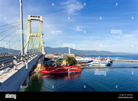 harbor in Kota Manado City, Indonesia Stock Photo - Alamy