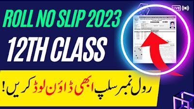 BISE BWP Roll No Slip 2024 @BISE Bahawalpur bisebwp.edu.pk - 12th class ...