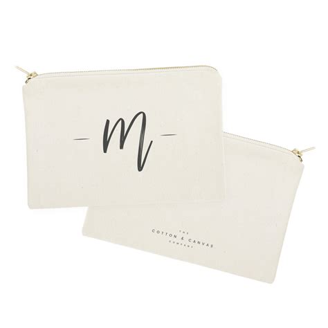 Personalized Handwritten Monogram Cosmetic Bag and Travel Make Up Pouc – The Cotton & Canvas Co.