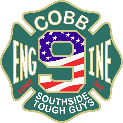 Cobb County Fire Station 9 Stickers By thelosthosecompany - Design By Humans | Fire station ...