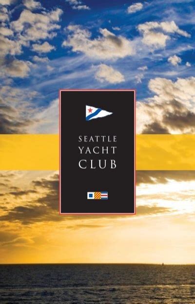 Membership Brochure - Seattle Yacht Club