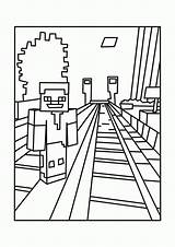 Minecraft Coloring Pages  sketch template