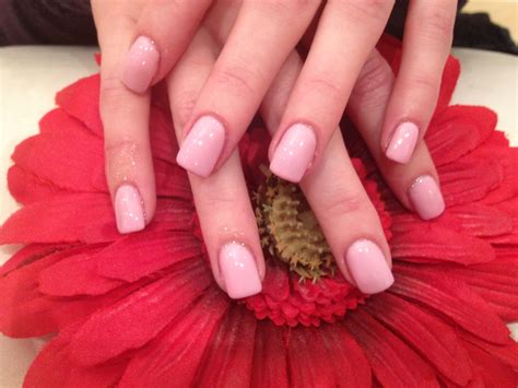 Acrylic nails with cherry blossom gel polish | Nic Senior | Flickr