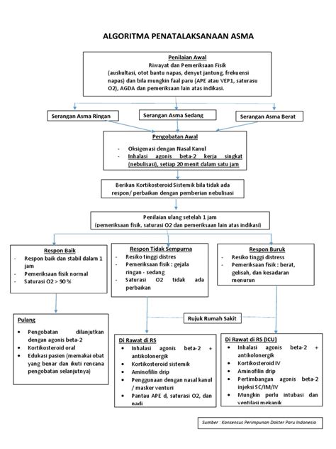 Algoritma Penatalaksanaan Asma | PDF