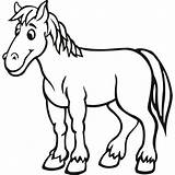 A Black And White Drawing Of horse sketch template