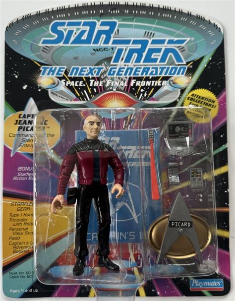 Star Trek The Next Generation Capt Jean-Luc Picard 4.5 inch Action ...