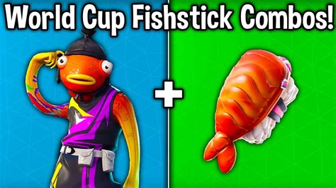 15 BEST FISHSTICK SKIN + BACKBLING COMBOS! (Fortnite World Cup Fishstick Style) - YouTube