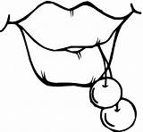 Lips Coloring Pages Printable For Free Download sketch template