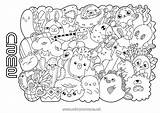 Coloring Page No120  Cute Kawaii sketch template