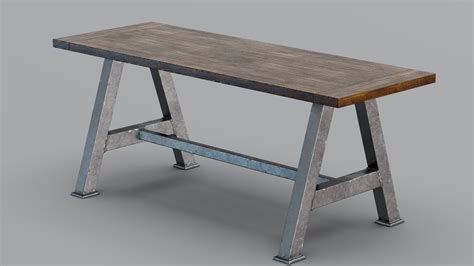 Metal Table Asset - Download Free 3D model by Kless Gyzen (@klessgyzen) [4e09a01] - Sketchfab