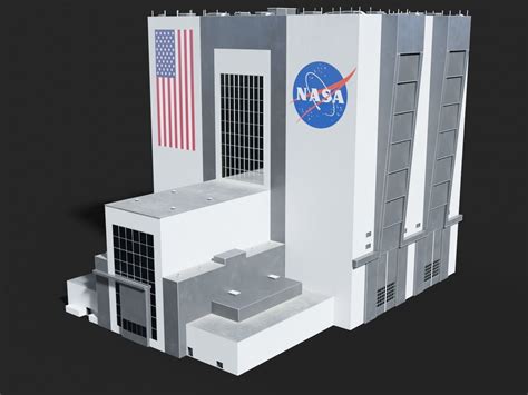 3D model NASA Vehicle Assembly Building VR / AR / low-poly | CGTrader