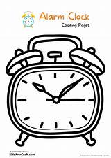 Alarm Clock Coloring Pages For Kids – Free Printables  Art & Craft sketch template