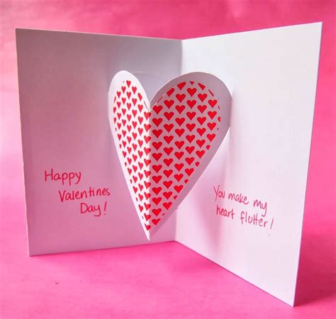 The Tiny Funnel: Valentine Pop Out Cards