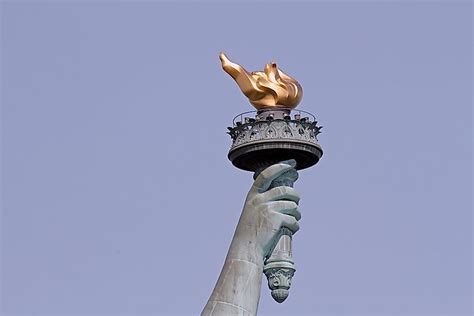 Why Did The Statue of Liberty Get A New Torch? - WorldAtlas.com