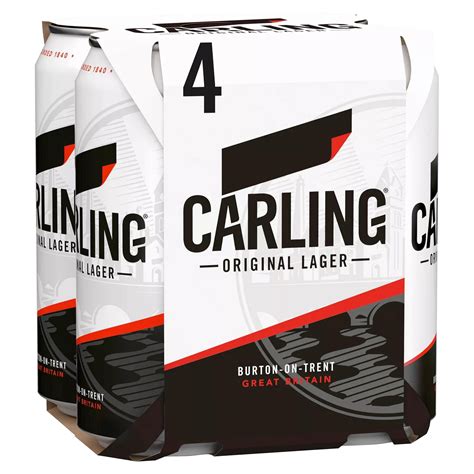 Carling Original Lager Beer 4 x 440ml | Beer | Iceland Foods