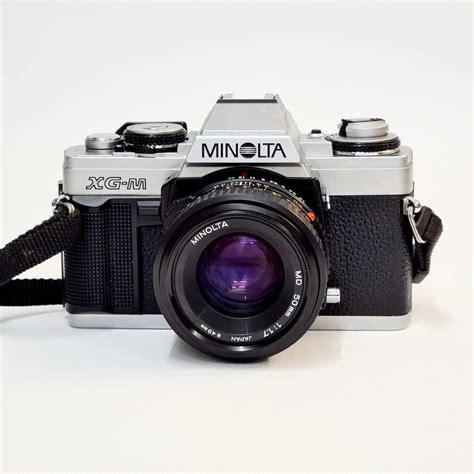 Film Camera Minolta XGM + Minolta MD 50mm f/1.7 - Stuart Cameras