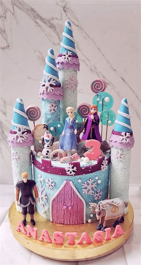 37 Best kids Birthday Cake Ideas : Frozen birthday cake