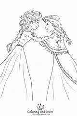 Elsa Coloring Pages FREE 2025  And Learn sketch template