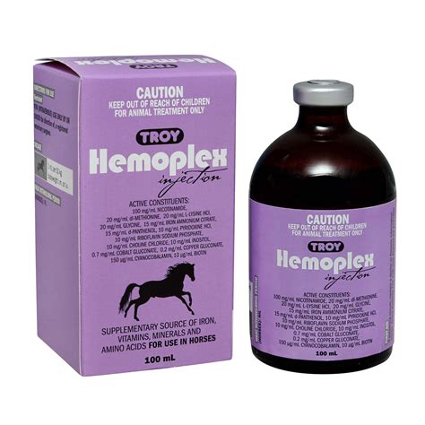 Hemoplex Injection for Horses 100ml - vet-n-pet DIRECT