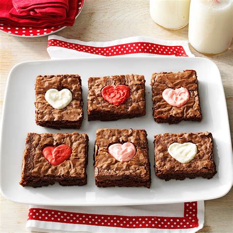 Valentine Heart Brownies Recipe | Taste of Home