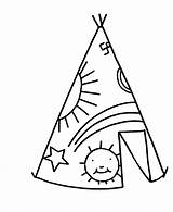 Teepee Tent Drawing At GetDrawings  Free Download sketch template