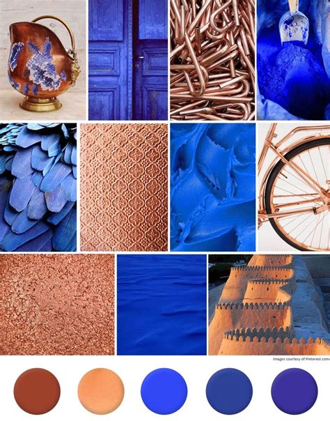 Pin by Leah Donnenberg on WEDDING IDEAS in 2020 | Blue and copper, Copper colour palette, Blue ...
