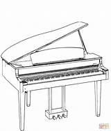 Grand Piano Coloring Page  Free Printable Coloring Pages sketch template