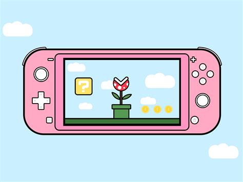 Nintendo Switch Lite / Vector Illustration by Ekaterina Bodega on Dribbble