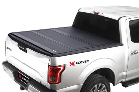 Buy Xcover Low Profile Hard Folding Truck Bed Tonneau Cover, Compatible with 2019 2020 2021 2022 ...