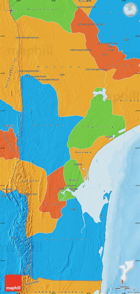 Political Map of Maputo