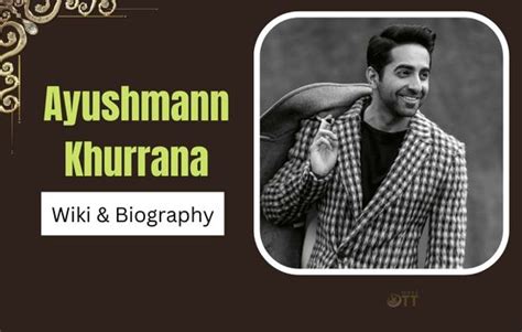 Ayushmann Khurrana Wiki, Biography, Age, Wife, Family, Education, Height, Weight, Movies List ...