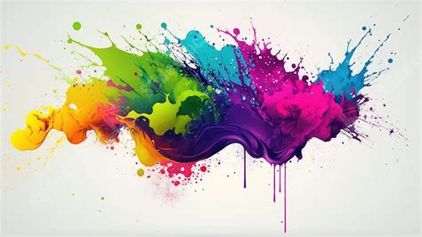 Colorful Splash Ink Creative Powerpoint Background For Free Download - Slidesdocs