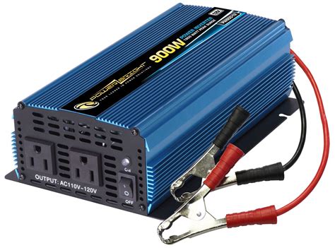 Power Bright PW900-12 Power Inverter 900 Watt 12 Volt DC To 110 Volt AC ...