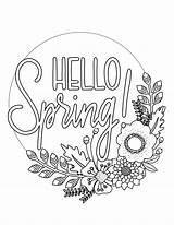 Free And Printable Spring Coloring Pictures  101 Activity sketch template