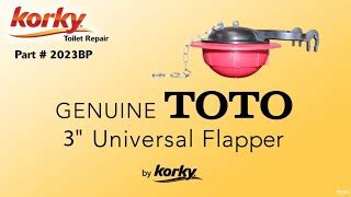 Genuine TOTO 3" Universal Flapper | www.korky.com